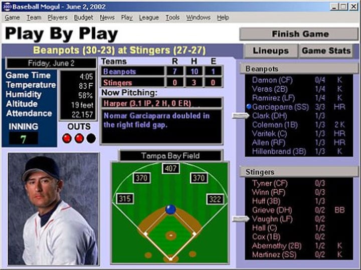 Baseball Mogul 2006 demo Baseball Mogul 2003 Demo