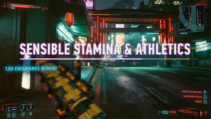 Cyberpunk 2077 mod Sensible Stamina and Athletics  v.1.1.0