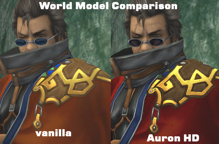 Final Fantasy X HD mod 4k Auron HD Textures v.1