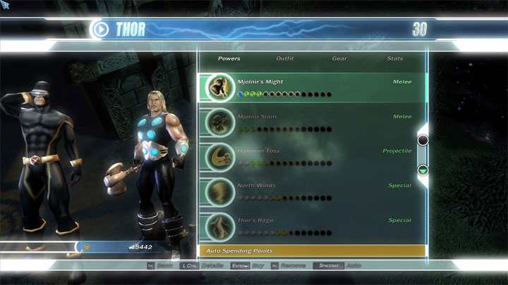 Marvel: Ultimate Alliance mod Remastered Interface