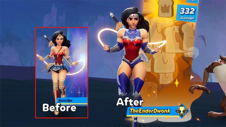 MultiVersus mod More Muscular Wonder Woman v.2.0