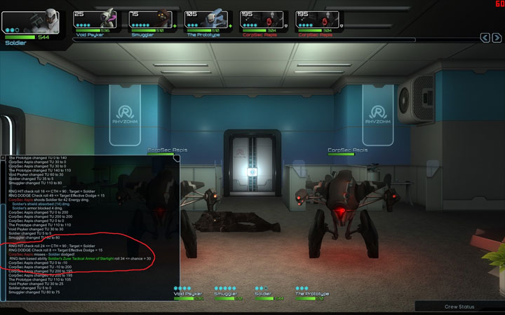 StarCrawlers mod Combat UI feedback v.0.0.53