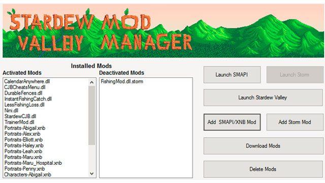 Stardew Valley mod Stardew Valley Mod Manager v.1.4