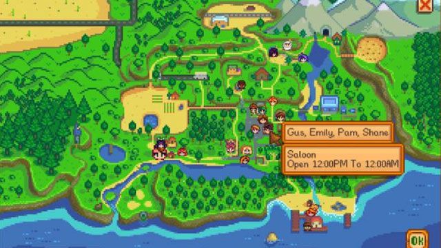 Stardew Valley mod NPC Map Locations v.1.2