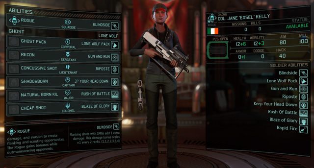 XCOM 2 mod Rogue Class Mod v.1.2