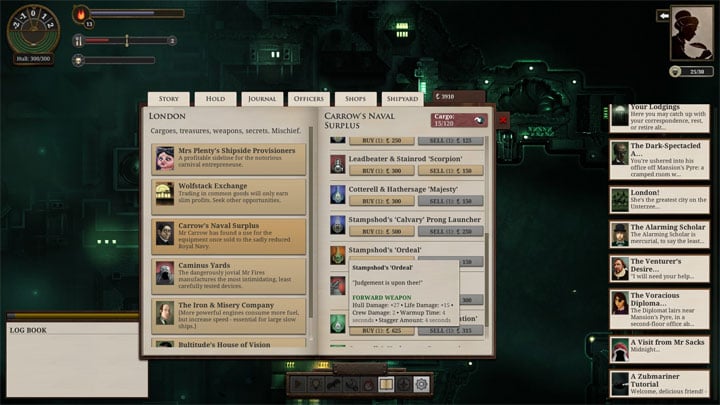 Sunless Sea mod Ultima Ratio Regum v.1.1