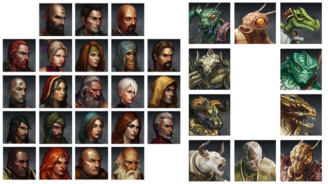 Legend of Grimrock mod 348 Portraits v.1.0