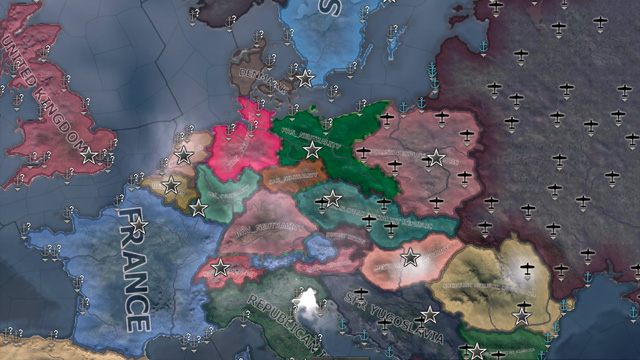 Hearts of Iron IV mod 1949 Iron Wall v.0.4 beta