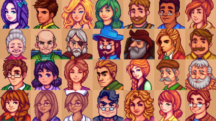 Stardew Valley mod Katekatpixels Portrait Overhauls v.1.2