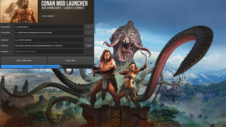 Conan Exiles mod Conan Mod Launcher to 0.2.0