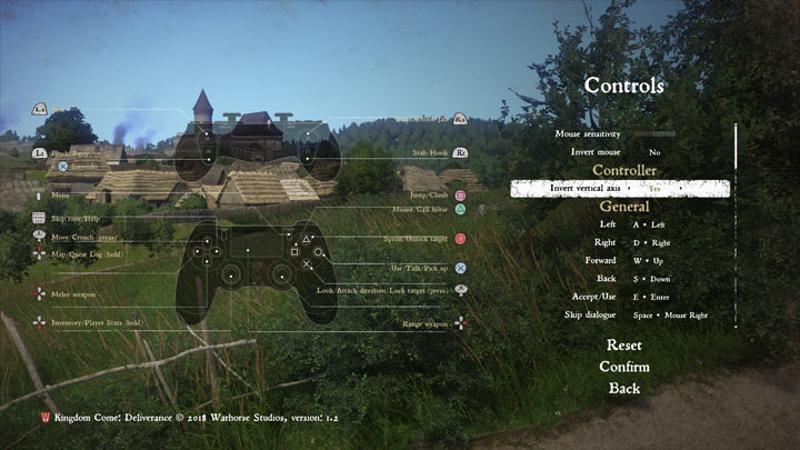 Kingdom Come: Deliverance mod DS4 Controller Buttons v.1.02