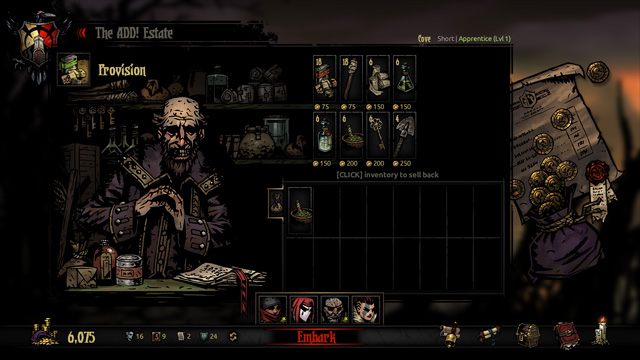 Darkest Dungeon mod Tidy Provisions v.1.0