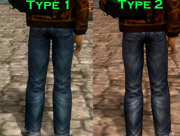 Shenmue I & II mod HD Jeans v.1