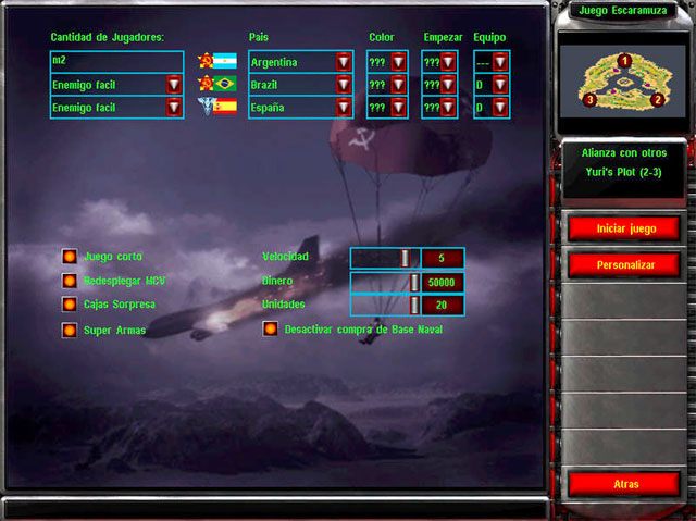 Command & Conquer: Red Alert 2: Yuri's Revenge mod Black Shadow v.4.10