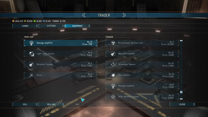 Starpoint Gemini Warlords mod More Equipment at Stations v.0.1