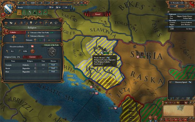 Europa Universalis IV mod Historical Bosnia v.1.0