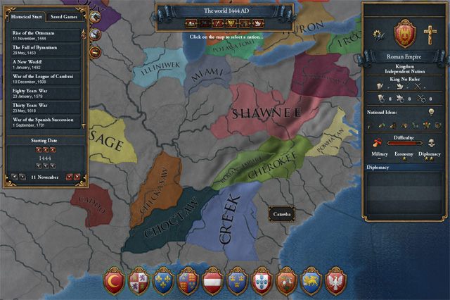 Europa Universalis IV mod American Roman Empire v.1.0