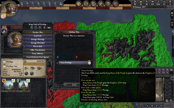 Crusader Kings II: Mroczne Wieki mod Land of Unblokmasockma v.2