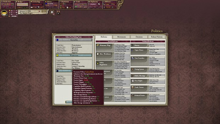 Victoria II: Heart of Darkness mod History Rewritten V2 v.0.2b