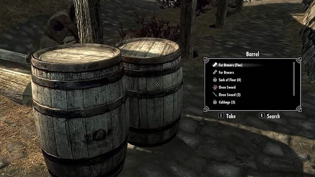 The Elder Scrolls V: Skyrim mod Quick Loot v.1.1f