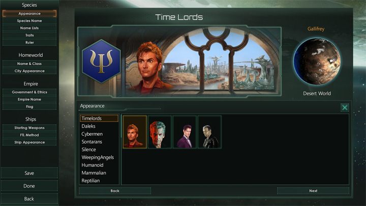 Stellaris mod Doctor Who Mod v.2.2.2