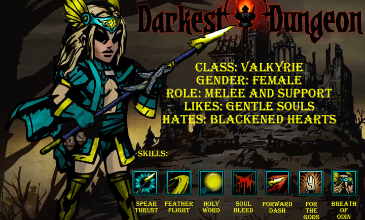 Darkest Dungeon mod Valkyrie v.17462