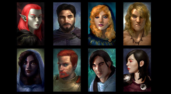 Pillars of Eternity mod Variant Portraits  v.1.0