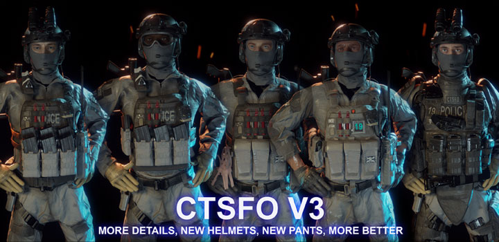 Ready or Not mod UK CTSFO Reskin Pack v.3.0