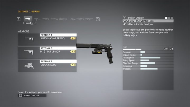 Metal Gear Solid V: The Phantom Pain mod Enhanced Suppressors  v.1.10