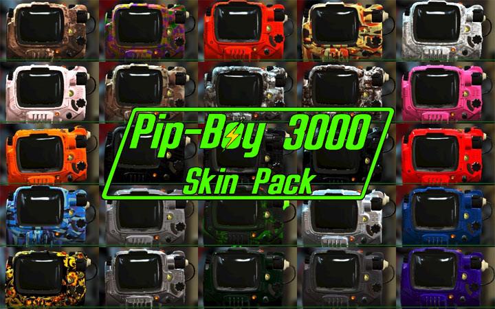 Fallout 4 mod PipBoySkinPack v.1.3.1