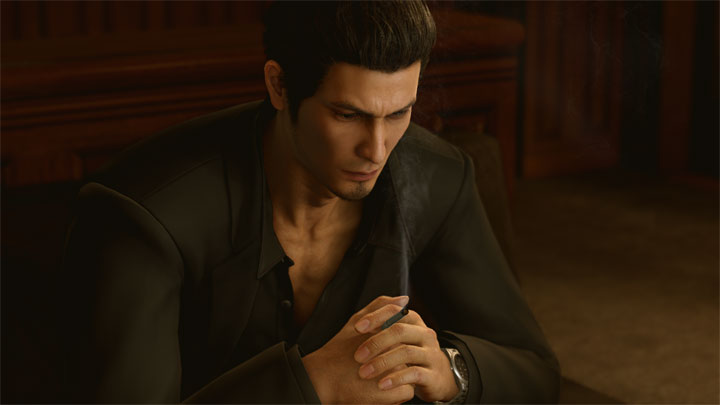 Yakuza Kiwami 2 mod Black Suit v.1.0