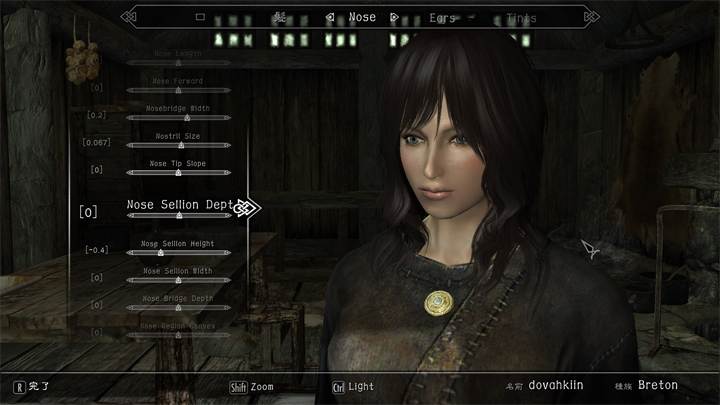 The Elder Scrolls V: Skyrim mod Enhanced Character Edit v.1.50