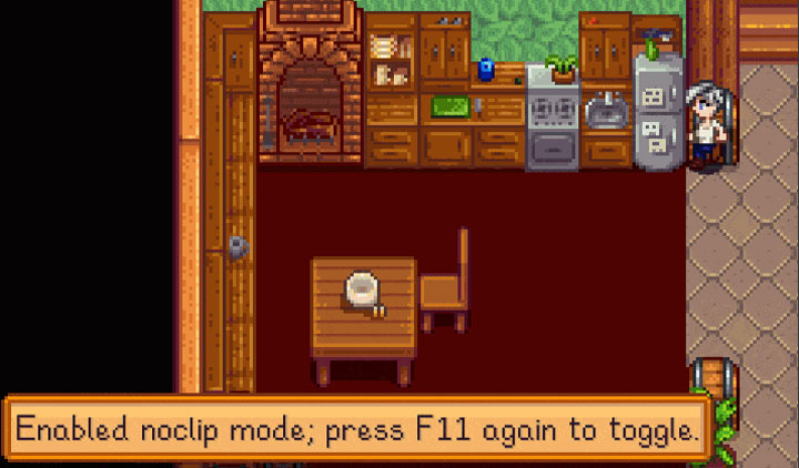 Stardew Valley mod Noclip Mode v.1.1.1