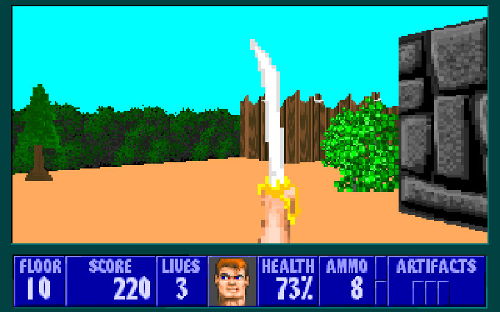 Wolfenstein 3D mod Wolf Island v.1.0