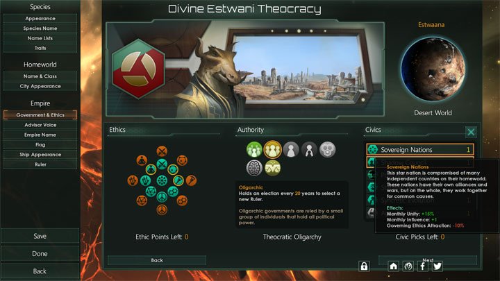 Stellaris mod Civics Expanded v.1.1