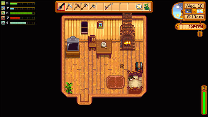 Stardew Valley mod Experience Bars  v.1.4.4