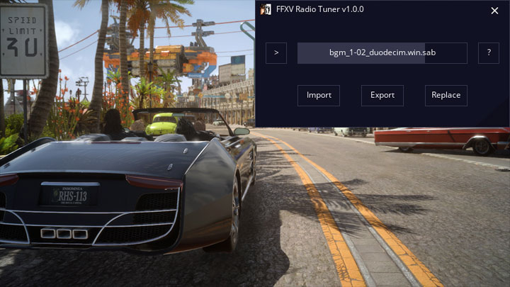 Final Fantasy XV: Wndows Edition mod FFXV Radio Tuner v.1.06