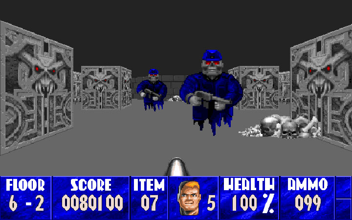 Wolfenstein 3D mod Hitler's Graveyard - Port to ECWolf