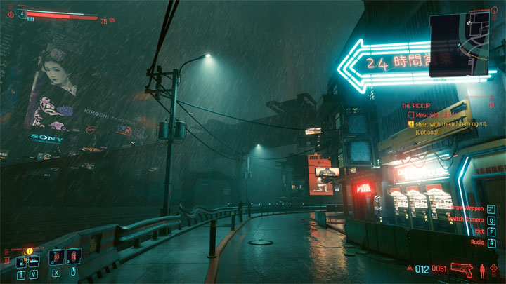 Cyberpunk 2077 mod Blade runner 2077 Better Finer Rain v.1.2