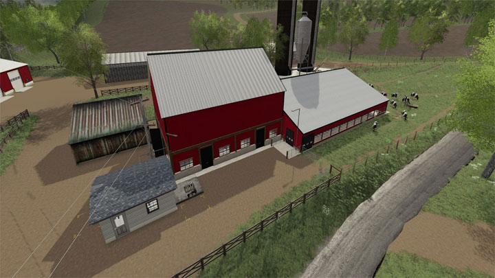 Farming Simulator 19 mod FS19_cowBankBarn v.1.0