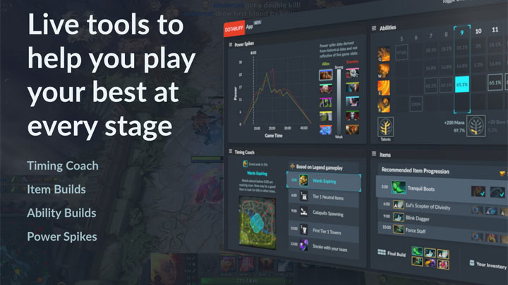 Dota 2 mod DOTABuff App