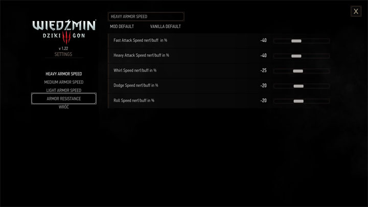 Wiedźmin 3: Dziki Gon mod Lore Friendly Armors and Reflex v.1.2