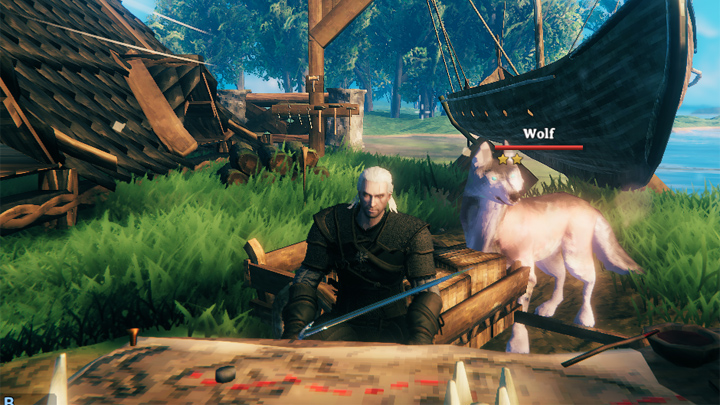 Valheim mod The Witcher Characters in Valheim v.1.0