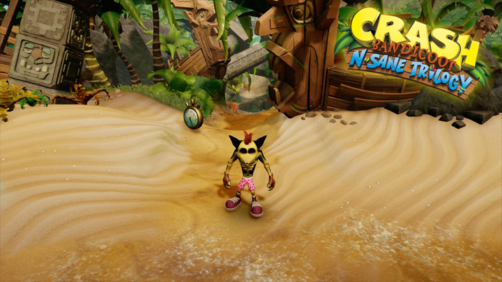 Crash Bandicoot N. Sane Trilogy mod Skeleton Crash  v.1.0