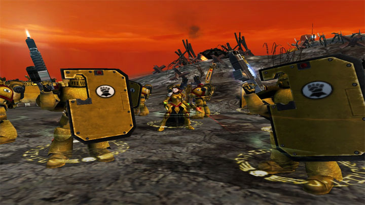 Warhammer 40,000: Dawn of War - Soulstorm mod Imperial Fists v.3.0