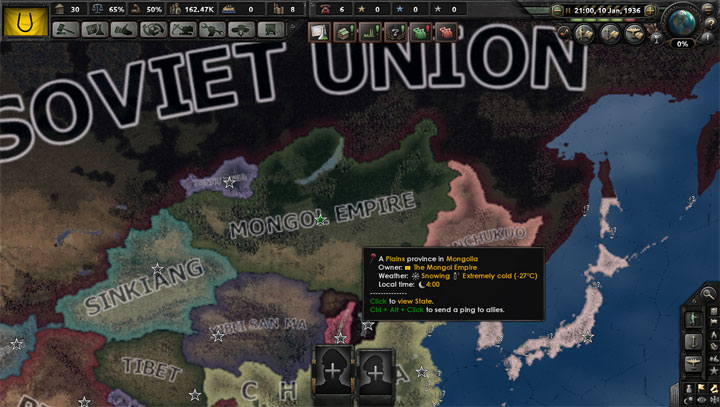 Hearts of Iron IV mod Mongol Empire v.1.1