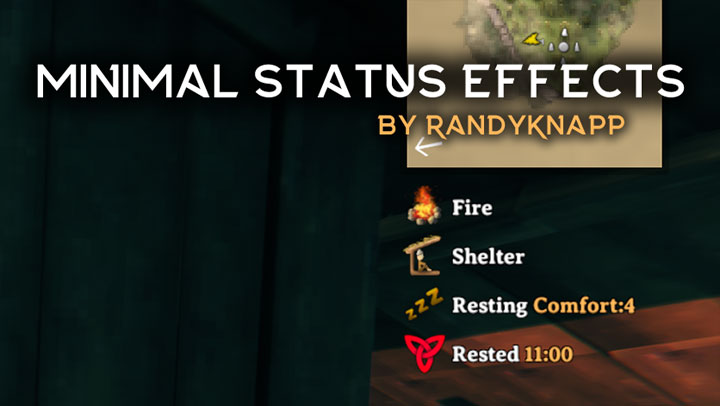 Valheim mod Minimal Status Effects v.1.0.2