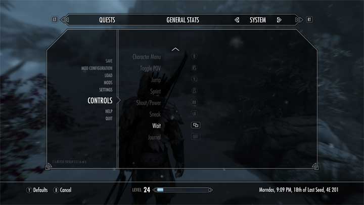 The Elder Scrolls V: Skyrim Special Edition mod Xbox One Buttons Icons for SkyUI SE v.1.0