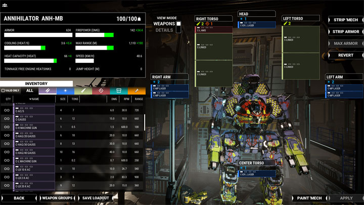 MechWarrior 5: Mercenaries mod Yet Another Weapon Clan v.1.5.3