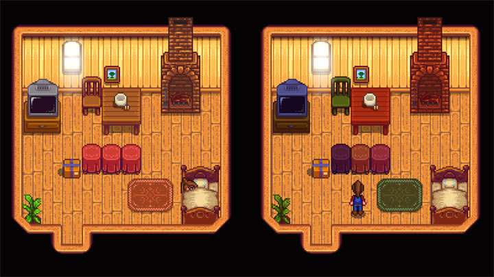 Stardew Valley mod Furniture Recolor v.0.1.0